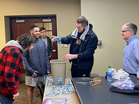 nsu math students enjoying kme seminar math soap bubbles dr dorff of brigham young nsu math students enjoying kme seminar math soap bubbles dr dorff of brigham young