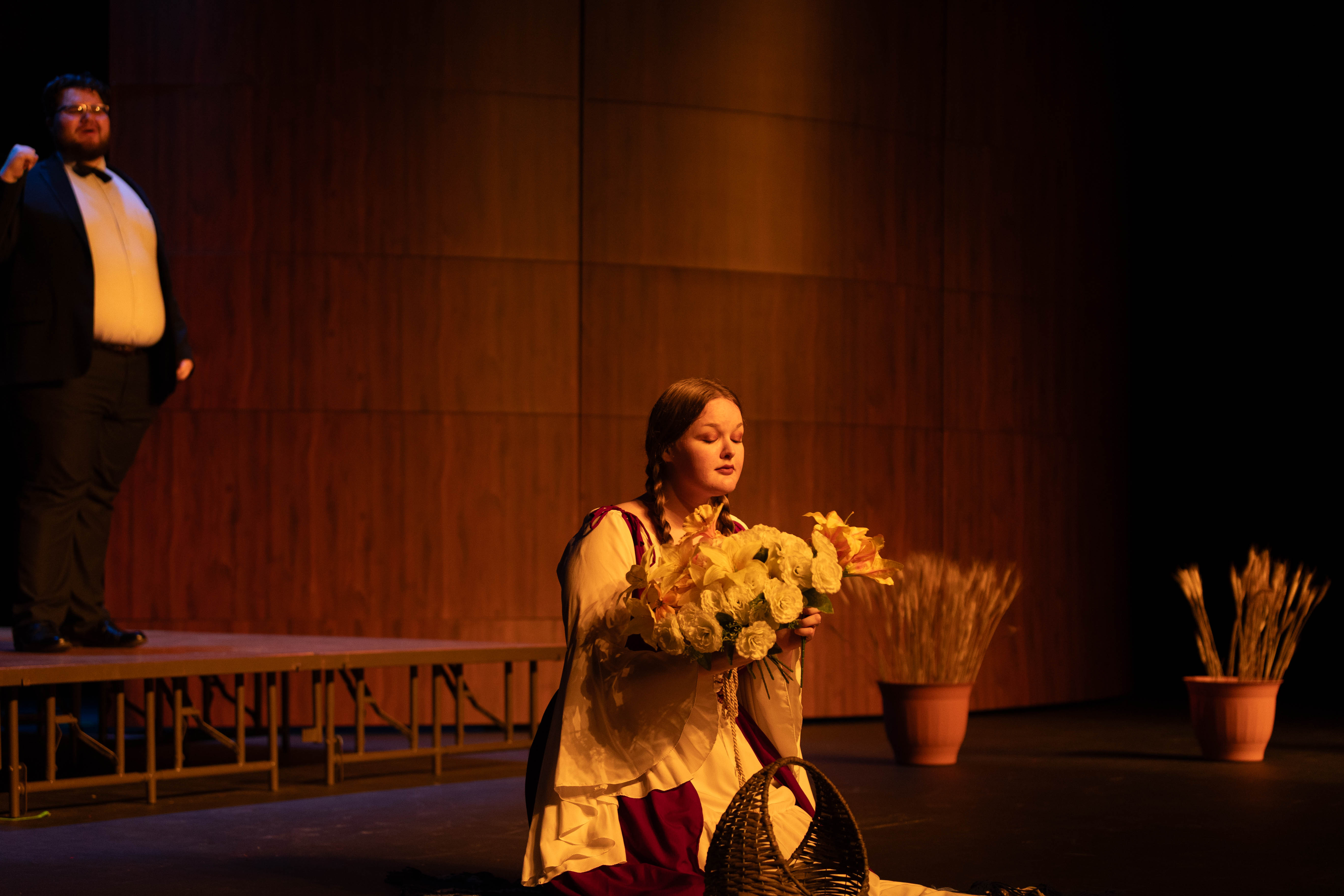 opera show with flowers 