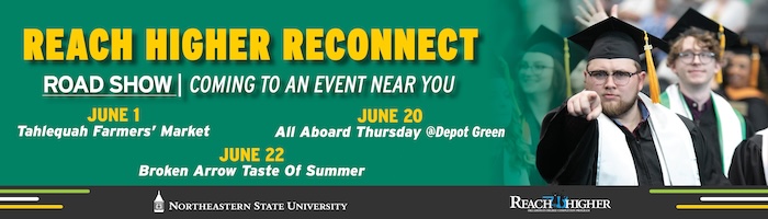 Reach Higher Reconnect Road Show Banner