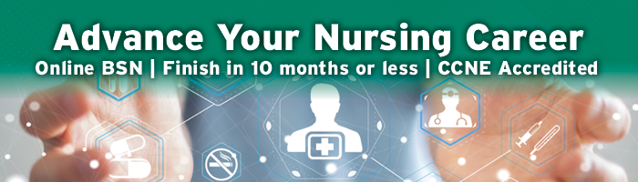 Elevate your nursing career graphic