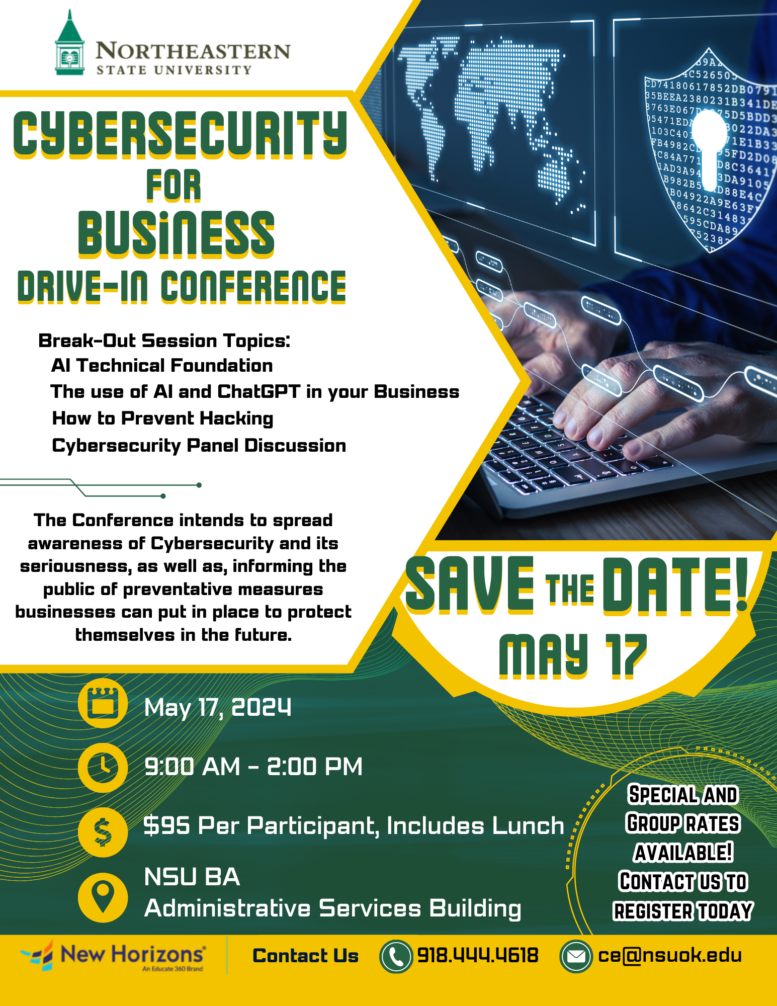 Cybersecurity Conference Flyer
