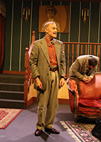 Chris Harrod in the NSU Drama production of Arsenic and Old Lace.