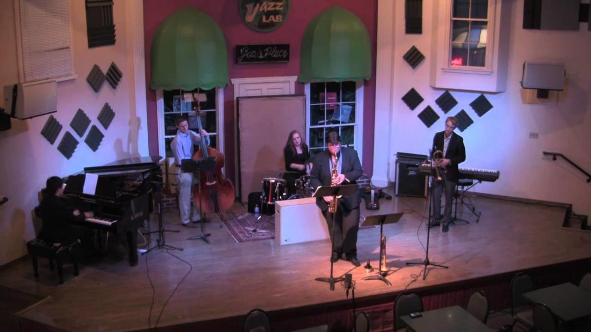 Jazz Lab stage with student musicians