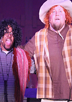 Matt and Trico in the NSU Drama production of The Robber Bridegroom