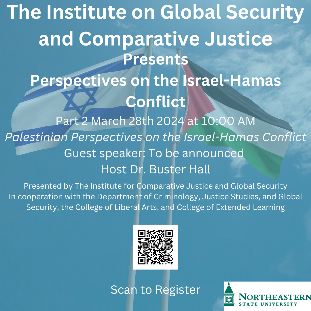 The Institute on Global Security and Comparative Justice Flyer