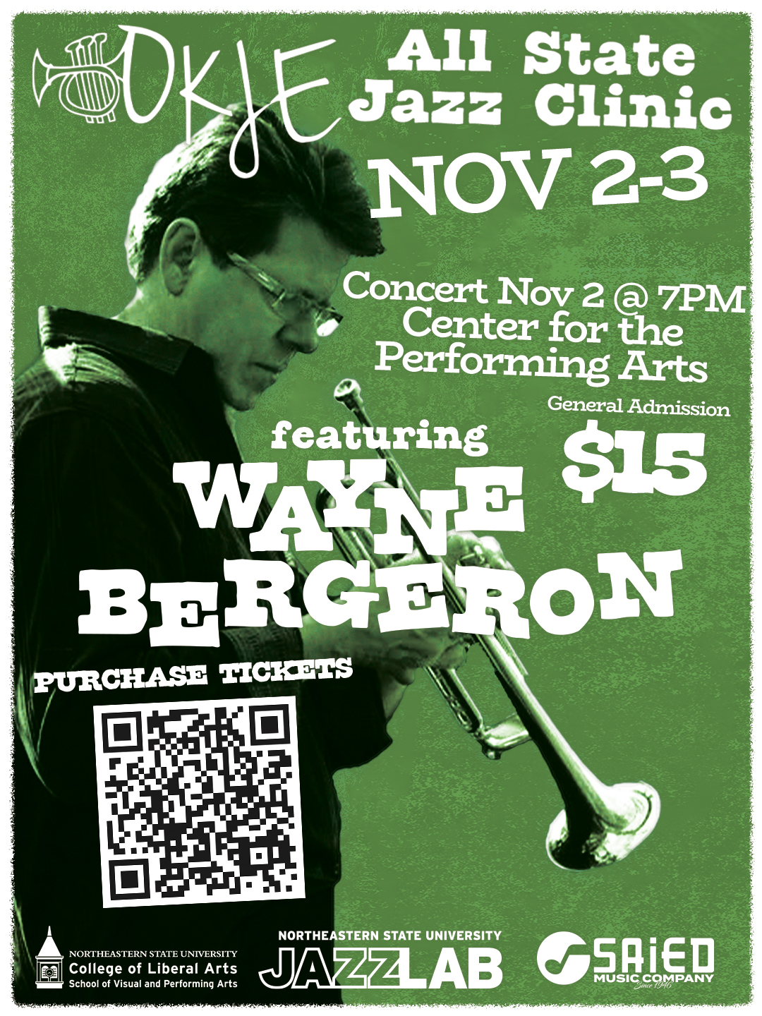 2026 OKJE Wayne Bergeron poster