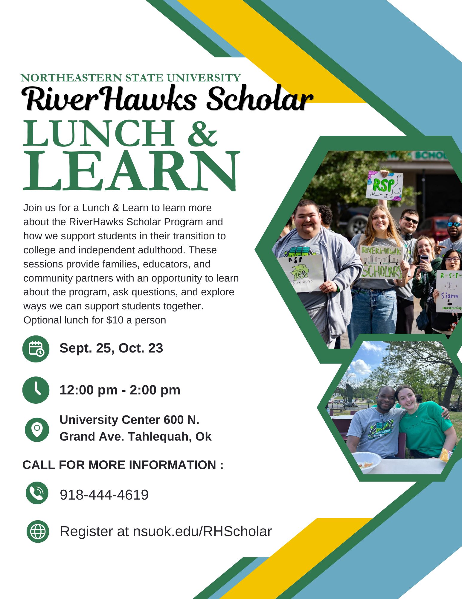 RiverHawk Scholar Lunch and Learn